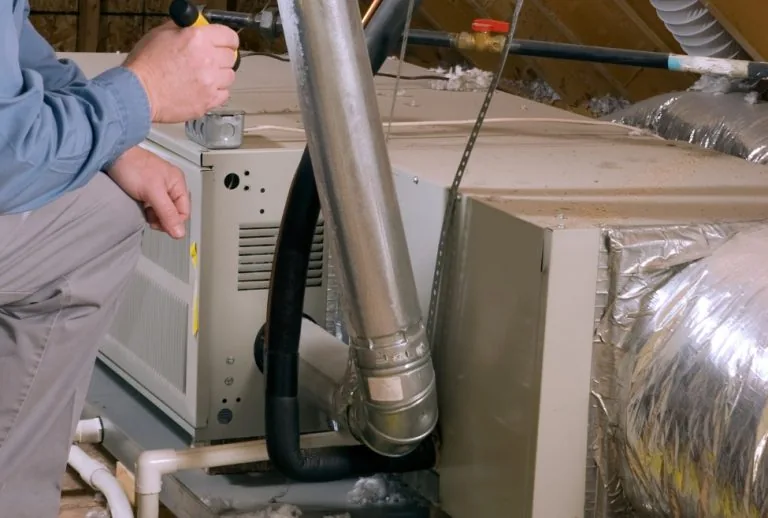 A modern furnace system inside a home, representing furnace repair cost estimates, heating system maintenance, and profe