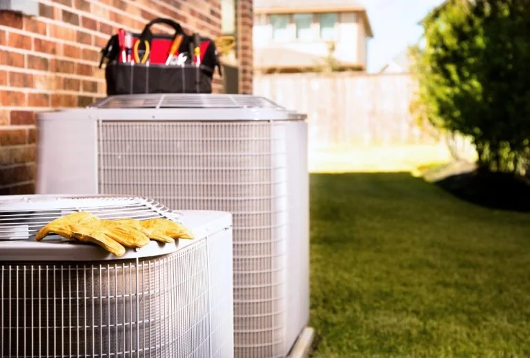 Air conditioner system showing signs of aging HVAC equipment related to how do I know if my AC needs replacement, includ